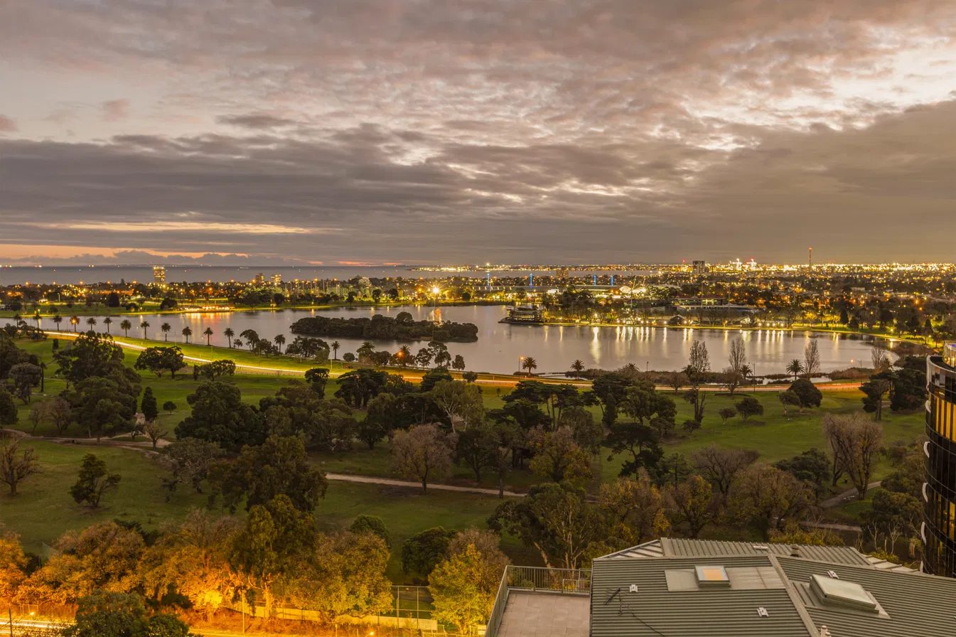 Albert Park Lake view